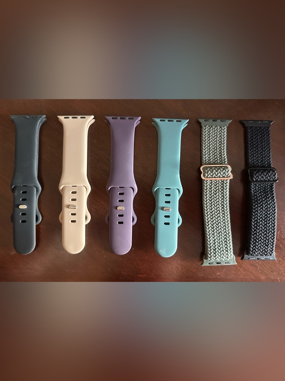 NWOT Apple Watch Band Lot Compatible for 38mm, 40mm, 41mm, 42mm, Assorted Colors